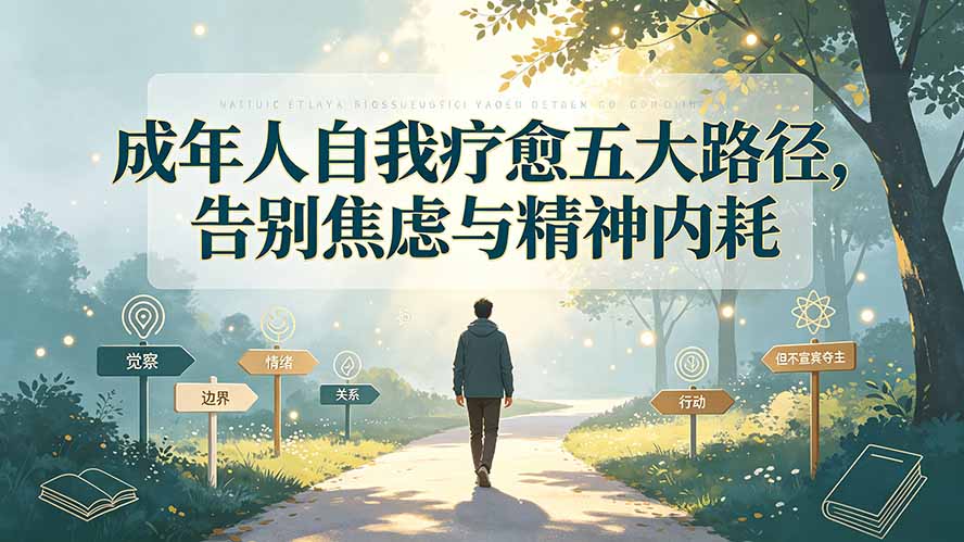 付费文章:成年人自我疗愈五大路径,告别焦虑与精神内耗-独家科技资源网