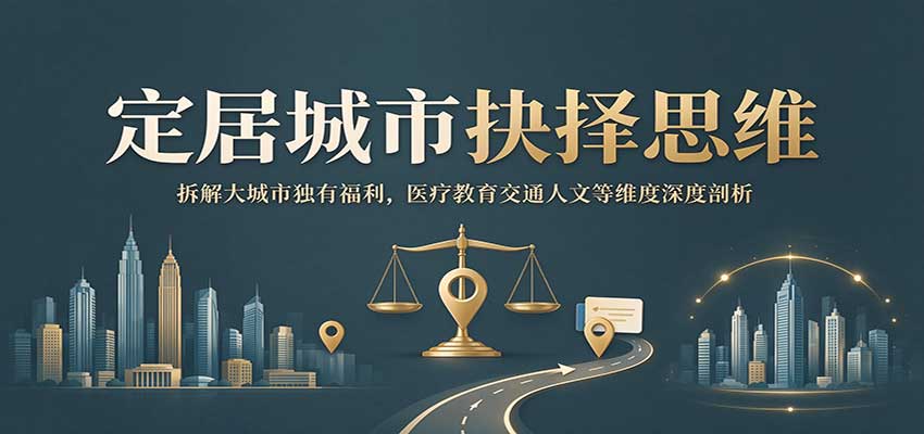定居城市抉择思维：拆解大城市独有福利，医疗教育交通人文等维度深度剖析-独家科技资源网
