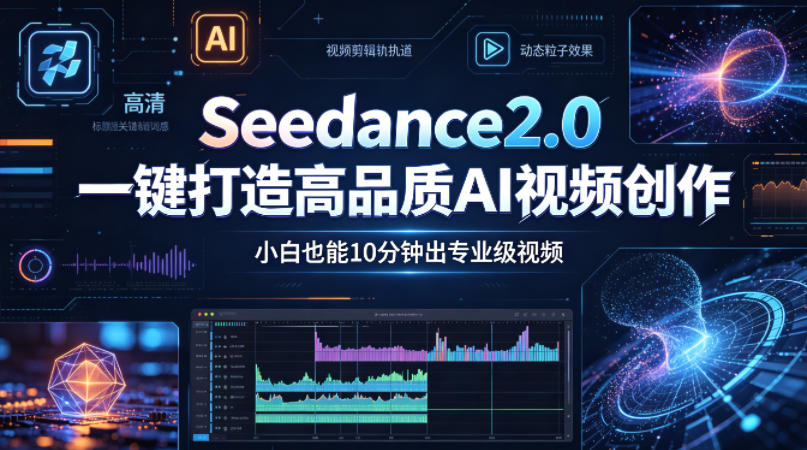 Seedance2.0一键打造高品质AI视频创作，小白也能10分钟出专业级视频-独家科技资源网