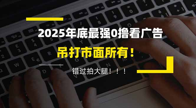 懒人福利!每天 20 分钟刷广告,动动手指轻松赚 100+,碎片时间就能做!-独家科技资源网