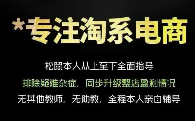 松鼠会电商VIP课程,从基础布局到高阶优化,助你掌握淘宝运营逻辑,提升店铺流量与转化(更新0809)-独家科技资源网