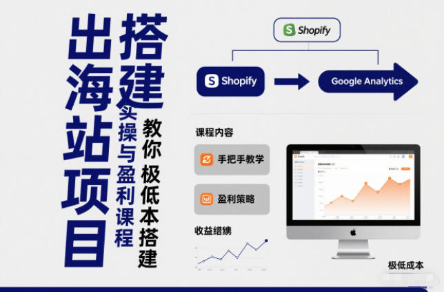小淘出海站项目，搭建实操与盈利课程，手把手教你用极低成本搭建-独家科技资源网