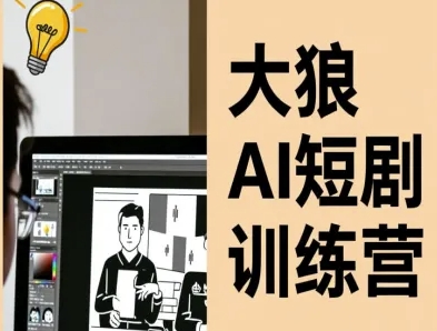 大狼AI短剧训练营-短剧课程(更新中)-独家科技资源网