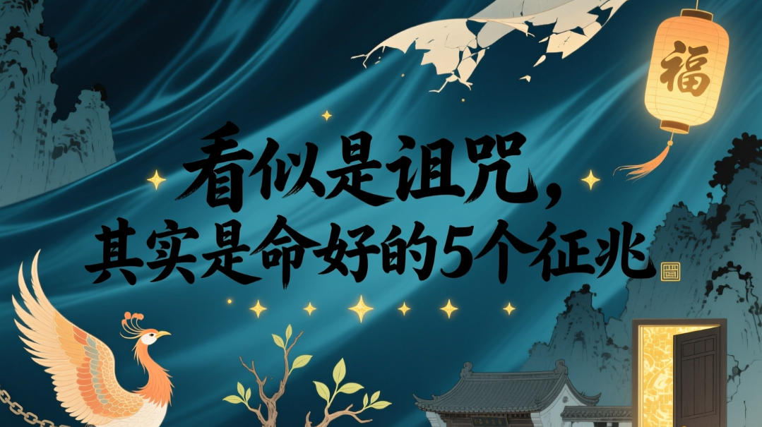 付费文章：看似是诅咒，其实是命好的5个征兆-独家科技资源网