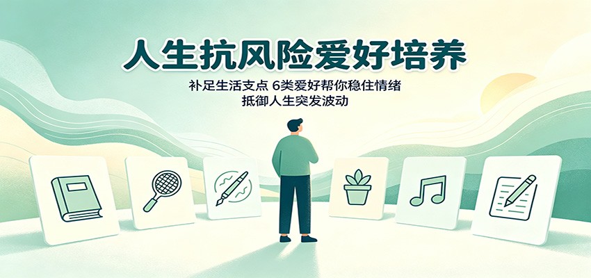 人生抗风险爱好培养：补足生活支点，6类爱好帮你稳住情绪，抵御人生突发波动-独家科技资源网